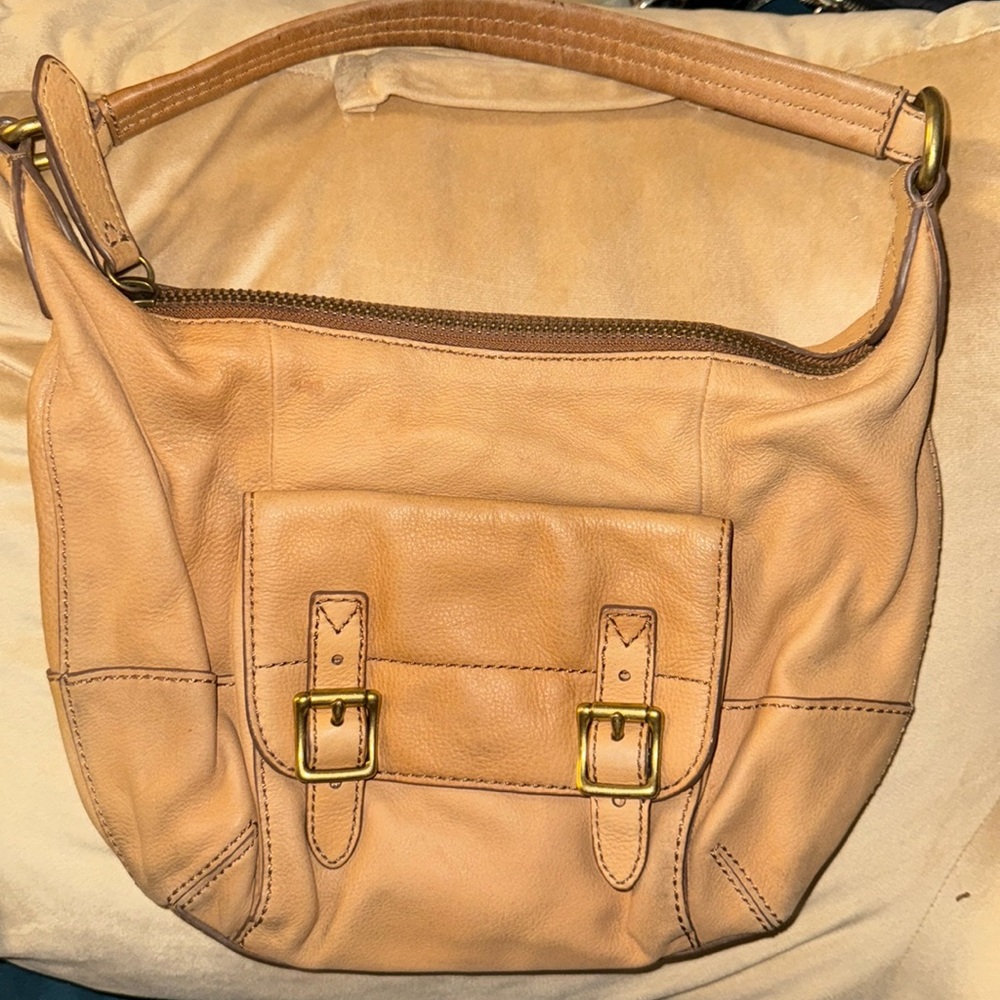 Fossil leather bag